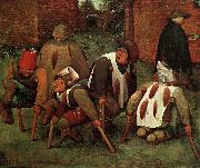 Pieter Bruegel the Elder The Cripples painting